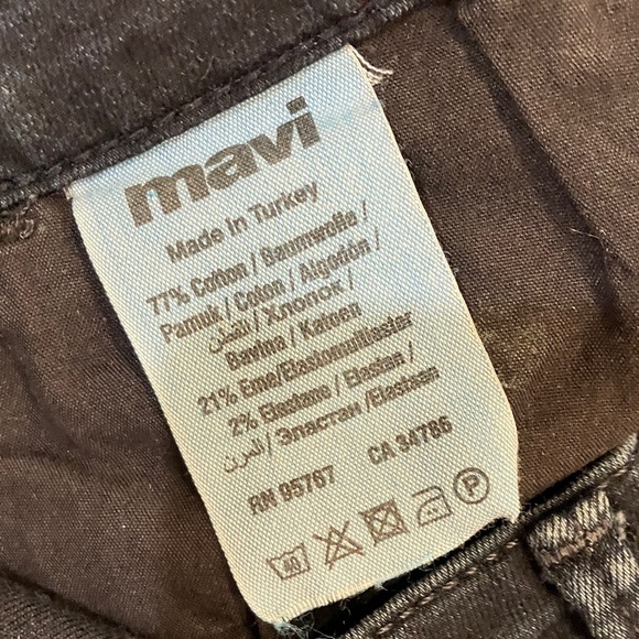 Mavi women’s size 29 dark wash blue Skinny Jeans with Zip tassel - Picture 7 of 16